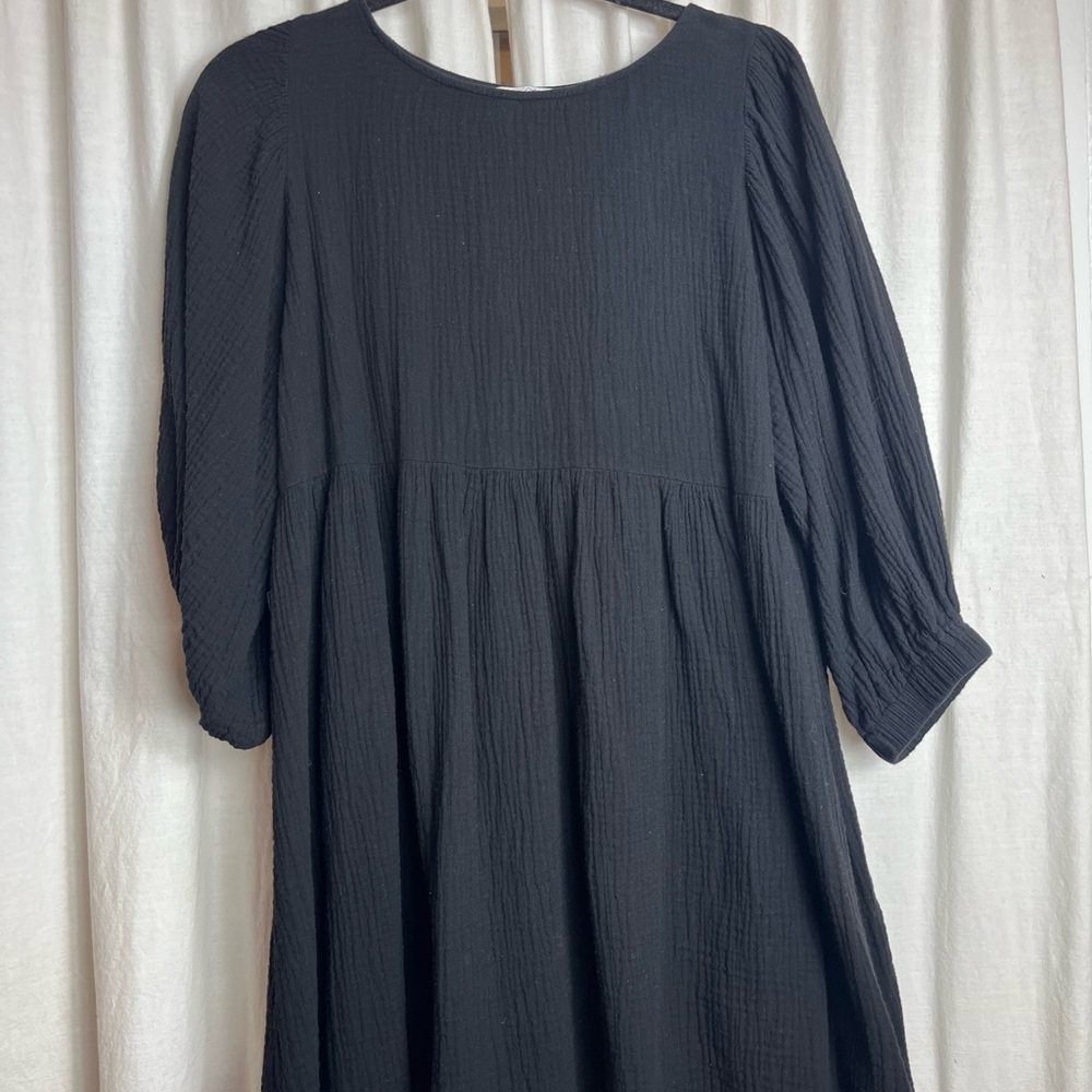 Finn Baby Doll Dress Carly Jean Los Angeles Black L